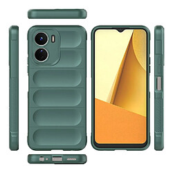 Htdmobiles Coque pour Vivo Y16 - housse etui silicone gel fine + film ecran - VERT