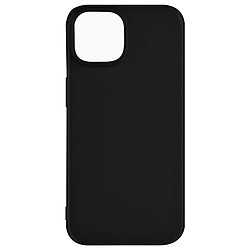 Avizar Coque pour Apple iPhone 15 Silicone Soft Touch Mate Anti-trace noire