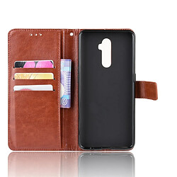 Acheter Wewoo Housse Coque Pour Oppo Reno Ace Retro Texture Crazy Horse Etui à rabat horizontal en cuir avec support & fentes cartes et cadre photo Marron