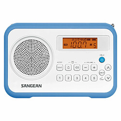 Radio Sangean PRD18W Bleu Ambre Bleu/Blanc