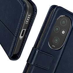 Acheter Avizar Etui Clapet pour Honor 200 Portefeuille Support Vidéo Bleu Nuit