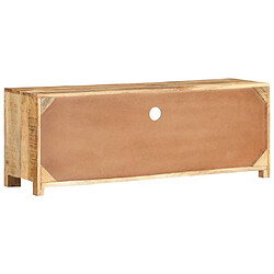 Acheter Maison Chic Meuble TV scandinave - Banc TV pour salon 110x30x40 cm Bois de manguier brut -MN25182