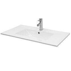 Ecd Germany Lavabo 810x465x175 mm Céramique blanche