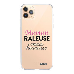 Coque iPhone 11 Pro Max 360 intégrale transparente Maman raleuse Ecriture Tendance Design Evetane.