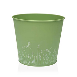 Pot Versa Zink Vert Métal (16 cm)