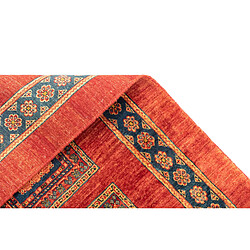 Avis Vidal Tapis de couloir en laine 197x84 rouge Kashkuli