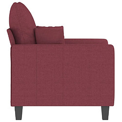 Acheter Maison Chic Fauteuil relax,Chaise pour salon Rouge bordeaux 60 cm Tissu -MN79691