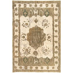 Vidal Tapis de laine 290x196 beige Vintage Royal