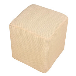 Avis Housse De Repose-pieds Housse De Repose-pieds Rectangulaire Ottoman Extensible Beige