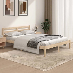 vidaXL Cadre de lit sans matelas 135x190 cm