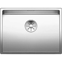 BLANCO 521579 Claron Évier de cuisine 550-U Évier encastré en acier inoxydable pour évier encastrable avec pour la cuisine, inox brillante