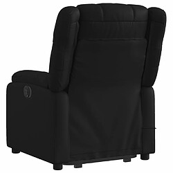 Acheter Maison Chic Fauteuil Relax pour salon, Fauteuil inclinable de massage Noir Similicuir -GKD74318