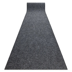 RUGSX Paillasson antidérapant pour les mètres courants GIN 2126 Liverpool extérieur, intérieur, sur caoutchouc - gris 120 cm 120x320 cm