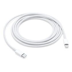 Câble USB Type C vers Lightning pour Apple 2 m Blanc