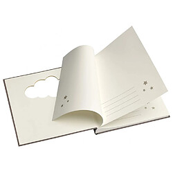 Ac-Deco Album photo de naissance Magical - 30,5 x 28 cm - Taupe