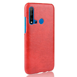 Avis Wewoo Coque PC + PU antichoc Litchi Texture pour Huawei P20 lite 2019 / Nova 5i rouge