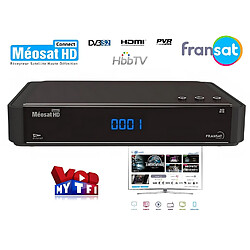 Aston Récepteur satellite MEOSAT HD FRANSAT Connect Wifi intégré PVR USB HDMI