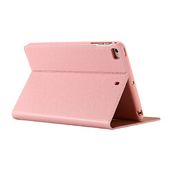 Wewoo Housse Étui Coque Pour iPad Mini 2019 & 4 & 3 & 2 & 1 & 1 Etui de protection contre les renversements horizontaux GEBEI PU + TPU avec support et emplacements cartes or rose pas cher