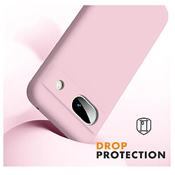 Avis Htdmobiles Coque pour Google Pixel 8a - housse etui silicone gel fine + verre trempe - ROSE