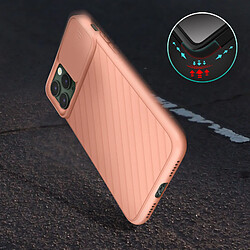 Avis Avizar Coque iPhone 11 Pro Max Protection Finition striée Cache caméra coulissant rose