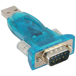 Adaptateur USB - sériel, InLine®, prise A à 9 broches Sub D prise, avec rallonge USB 0,8m