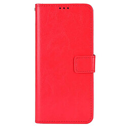 Htdmobiles Housse pour Asus Zenfone 9 / Zenfone 10 5G - etui coque pochette portefeuille + verre trempe - ROUGE