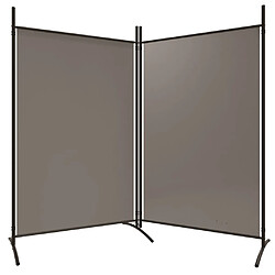 Acheter vidaXL Cloison de séparation 2 panneaux Anthracite 175x180 cm Tissu