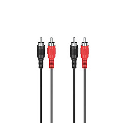 HAMA Audio Cable, 2 RCA plugs - 2 RCA plugs, 1.5 m