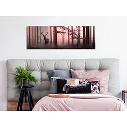 Artgeist Tableau - Morning (1 Part) Narrow Pink [135x45]