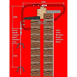 Smartwares 10.015.18 BBVL Echelle de secours de 4,5 mètres avec Crochets pas cher