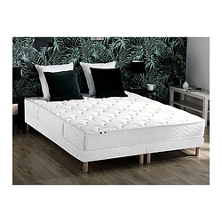 Idliterie Ensemble Matelas Ressorts 5 Zones ETOILE + Sommier - Made in France