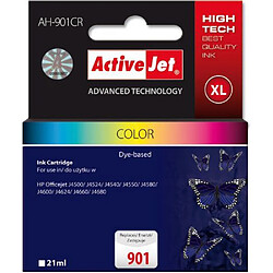 ActiveJet AH-C56 Cartouche d'encre Bleu, Rose, Jaune