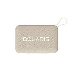 Bolaris Enceinte Sans Fil Bluetooth 5.3 Modèle Milano IPX5 5W Ultra-Portable Beige