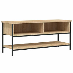 Maison Chic Meuble TV scandinave - Banc TV pour salon chêne sonoma 100x35x45 cm bois d'ingénierie -MN19745