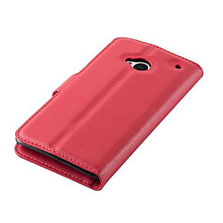 Acheter Cadorabo Coque HTC ONE M7 Etui en Rouge