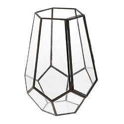 Acheter Nordic Hexagonal Chandelier En Verre Maison De Fleurs De Mariage Boîte Décor Noir