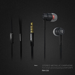 Acheter Wewoo Écouteurs noir pour iPhone, Galaxy, Sony, HTC, Huawei, Xiaomi, Lenovo et autres Smartphones Ecouteurs Stéréo Intra-auriculaires avec Contrôle du Fil + MIC, Support mains-libres,