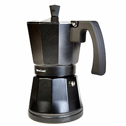 Cafetière Expresso Italienne Induction, Aluminium 12 Tasses de Café, Vitrocérame, , Noir, Wecook, Luccia