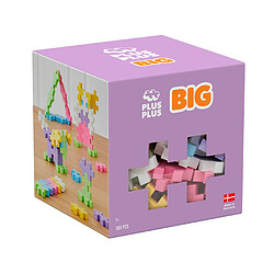 PLUS PLUS - Recharge 100 pièces BIG Pastel - PP3412