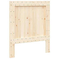 Maison Chic Tête de lit scandinave,Meuble de chambre 90x104 cm bois massif de pin -MN20244