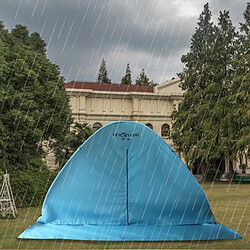 Universal Tentes de plage, parasols de mer extérieurs et anti-pluie, ouvertures automatiques de vitesse 3-4 personnes, tentes de pique-nique portatives de pêche et de camping.(Bleu)