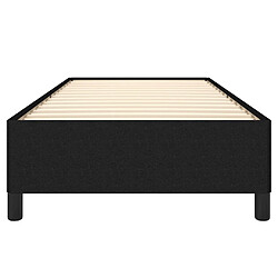 Acheter vidaXL Cadre de lit sans matelas noir 80x200 cm tissu