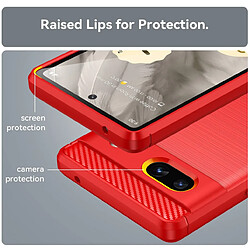 Avis Htdmobiles Coque pour Google Pixel 7a 5G - housse etui silicone gel carbone + verre trempe - ROUGE