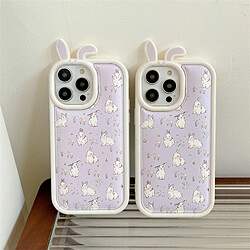 Avis GUPBOO Étui pour iPhone13ProMax Plein écran fleur buisson lapin japonais et coréen étui pour téléphone portable fille douce