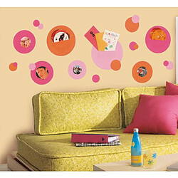 TheDecoFactory Cadres Pois - Stickers déco