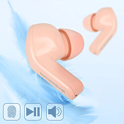 Riversong Écouteurs Bluetooth Intra-auriculaires Microphone Réduction de Bruit Rose pas cher