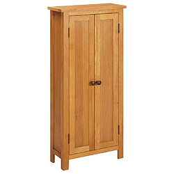 vidaXL Armoire de rangement 50x22x110 cm Bois de chêne massif