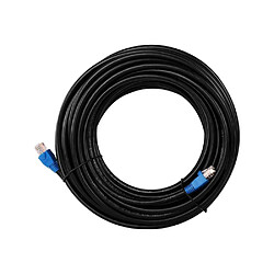 Wentronic Goobay CAT 6 U/UTP 60m 60m Cat6 U/UTP (UTP) Noir câble de réseau - Câbles de réseau (60 m, Cat6, U/UTP (UTP), RJ-45, RJ-45, Noir)