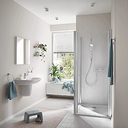 Avis Lot de 2 ENSEMBLE POMMEAU DE DOUCHE DOUCHE & BAIN SET DE DOUCHE COLONNE FLEXIBLE 1,5M POMMEAU 3 JETS ABS CHROME+Urban Living