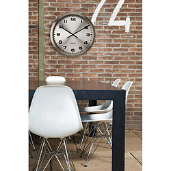 Karlsson Horloge ronde en métal poli Maxie 50 cm.